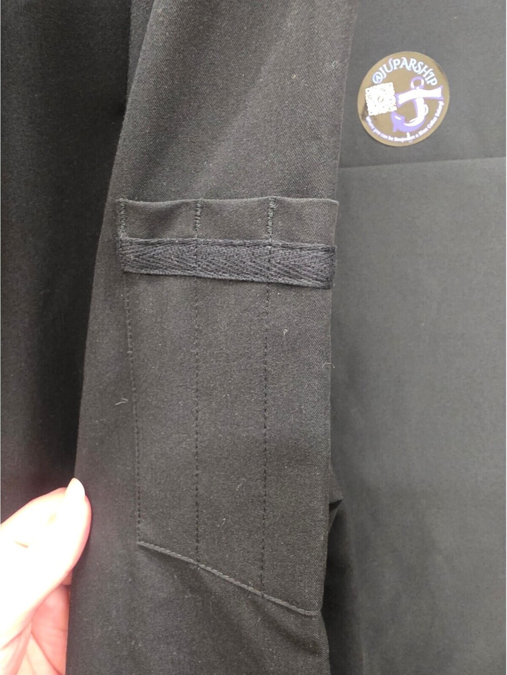 FIGS BELLERY SCRUB JACKET WOMEN BLACK SIZE XL - Picture 7 of 7